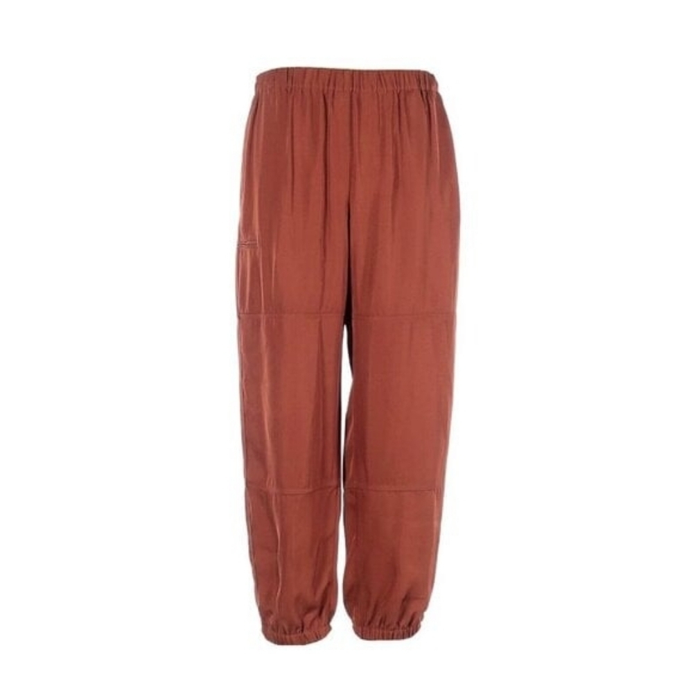THEORY Sz S Slim Fit Cargo flat Twill Jogger Pants clay